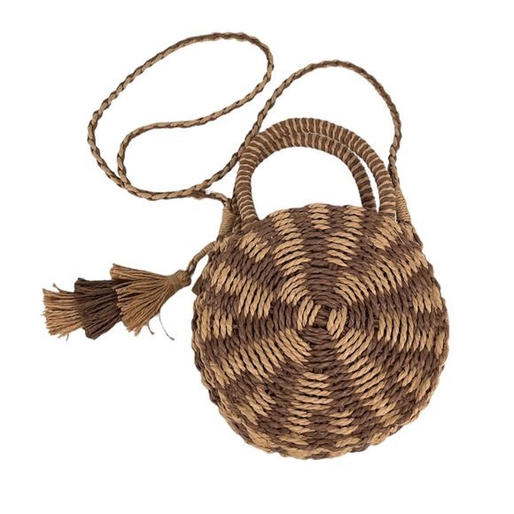 Lucky Brand Brown and Tan Crossbody Bag - Picture 1 of 8